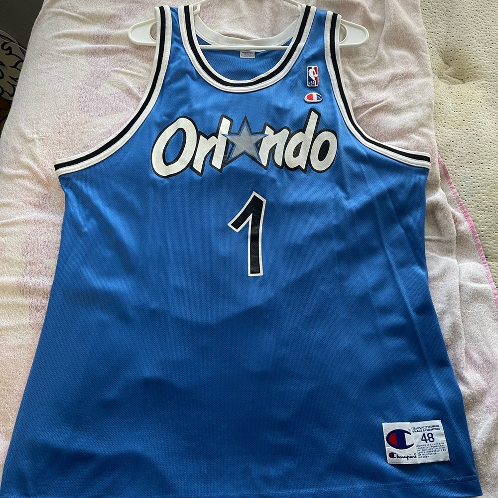 Champion Blue Orlando Basketball Jersey